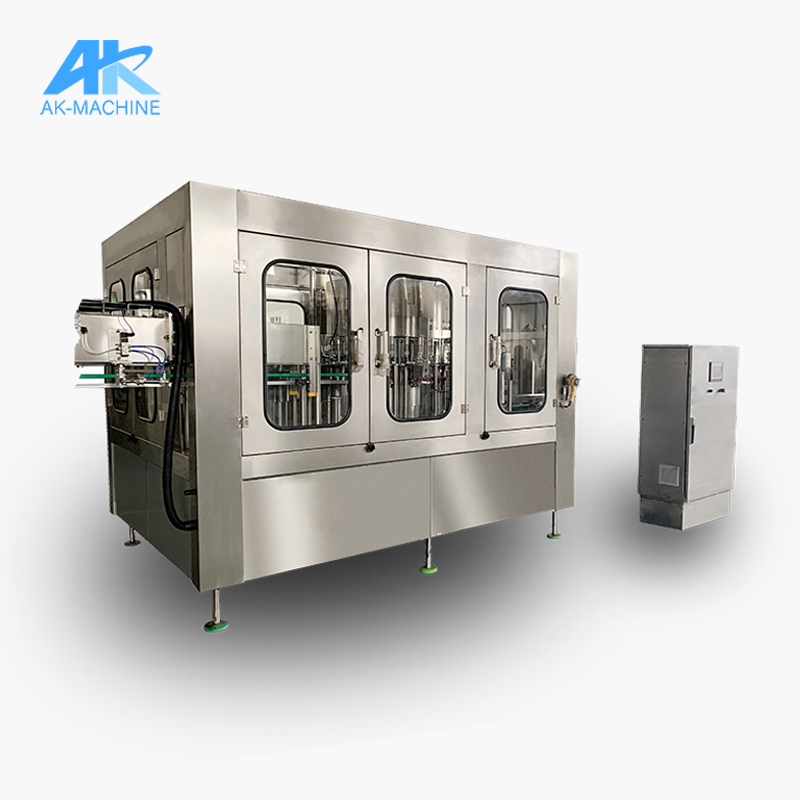 Full Automatic Co2 Carbonated Soft Beverage Drinks Soda Water Drinks Beverage Beer Filling Machine Production Line