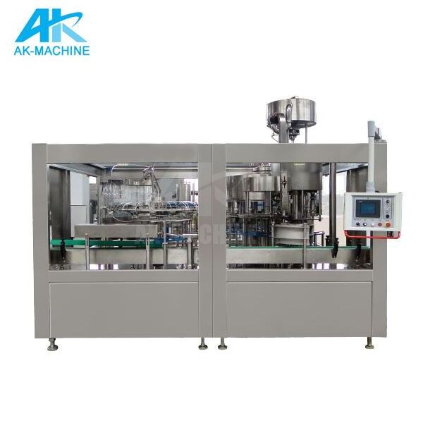 RXGF 18-18-6 Complete Apple Juice Processing Line  Liquid Drink Filling Plant With  Small Scale Plastic Bottle Filling Machine