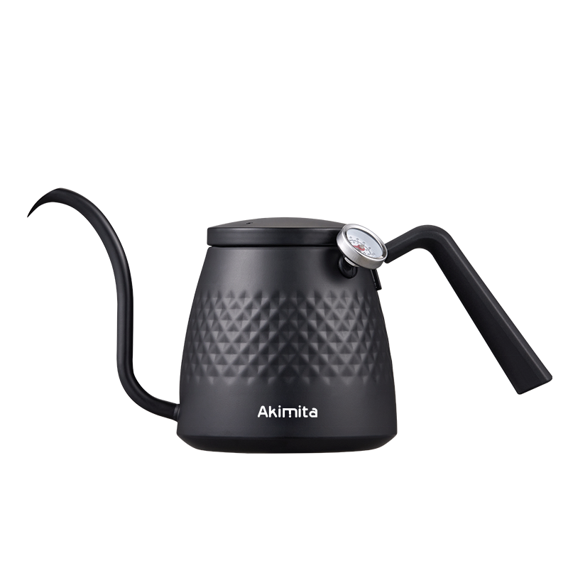 Akimita pour over kettle with thermometer stainless steel drip pot pour over coffee kettle with long spout