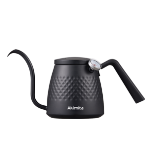 Akimita pour over kettle with thermometer stainless steel drip pot pour over coffee kettle with long spout