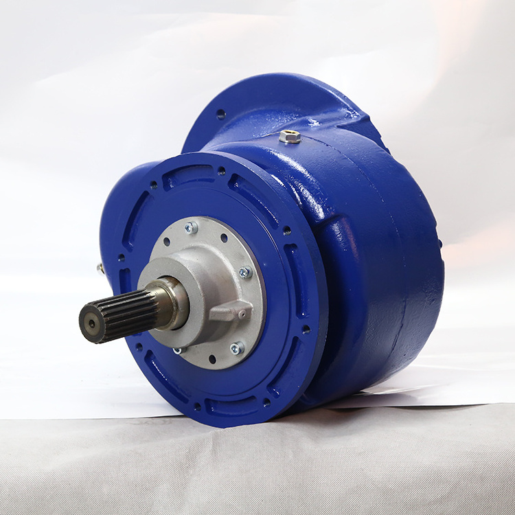 M45 series Inline coaxial Helical gearbox gear speed reducer with electric motor