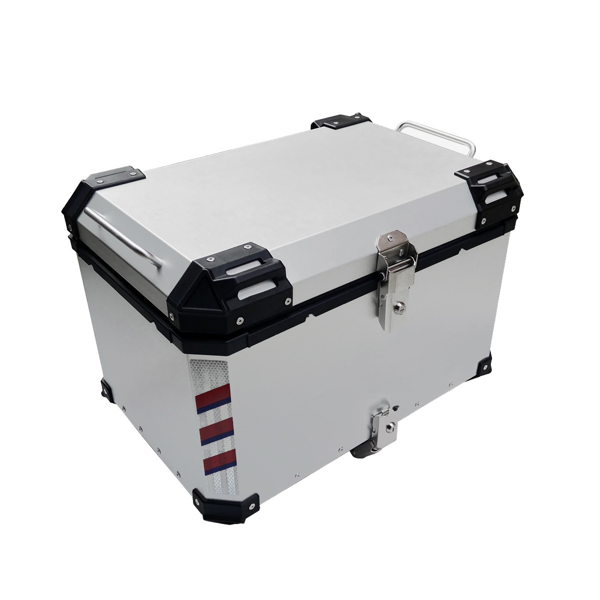 80L  Alu/aluminum Food Delivery Box For Bikes Scooters Motorcycles fiberglass Motorcycle Rear Box delivery box