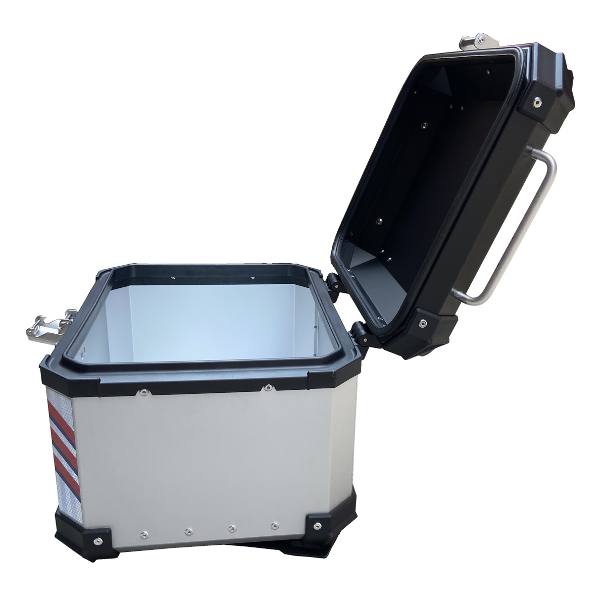 motorcycle delivery tail box with heating system for delivery food pizza heat bag backpack service scooter bike Alu/aluminum/