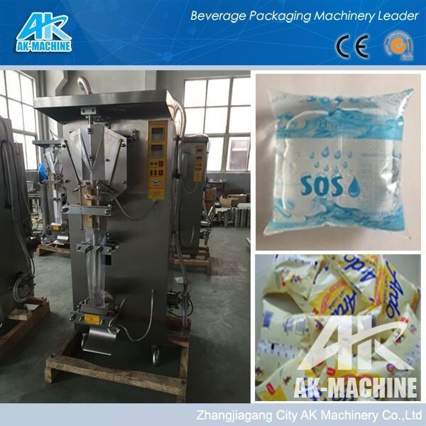 sachet water filling machine/mineral water bag filling machine/small mineral water plant