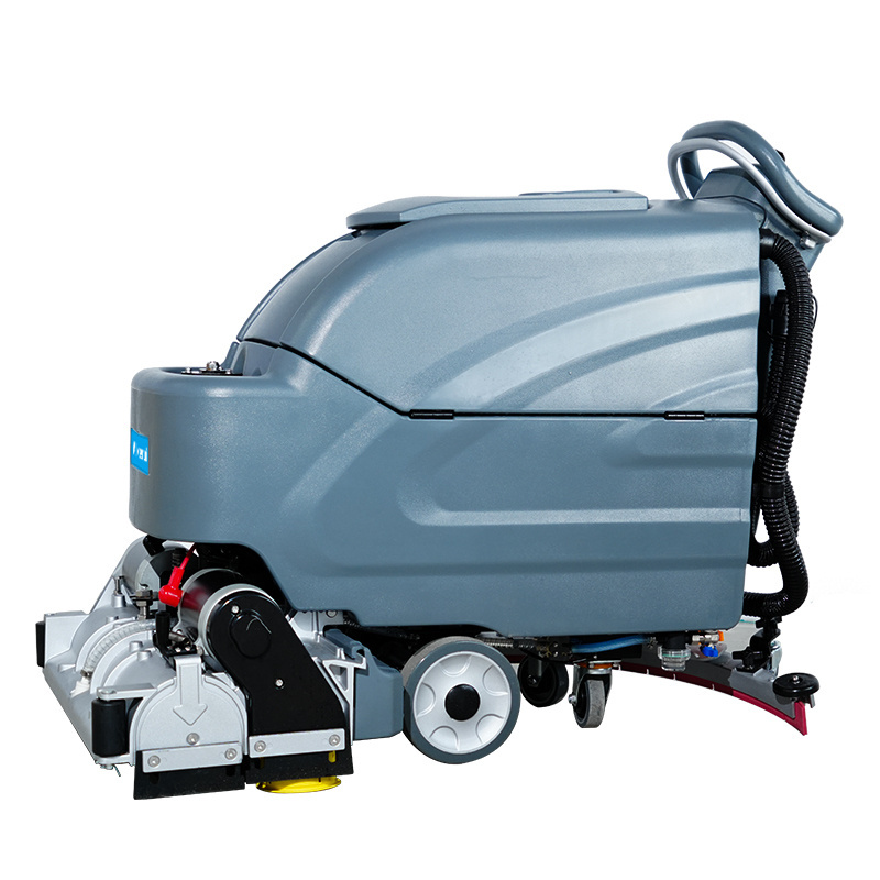 Electric Double Disc Commercial Marble Floor Cleaning Equipment Vacuum Scrubber Machine Floor Scrubber