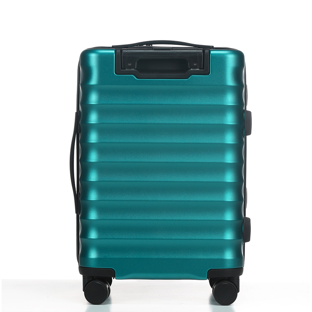 Large Hardshell Green Suitcase Trolley Carry On Travel Bags Luggage with Removable Wheels