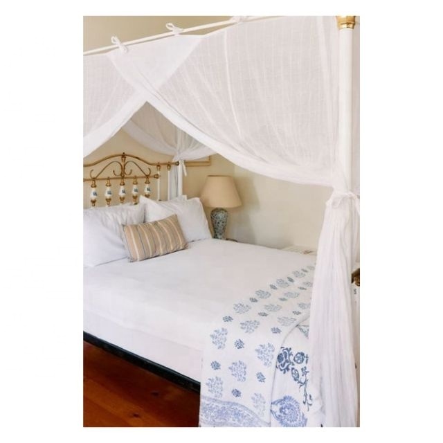 White Personalized Upper Lower Bunk Mosquito Net Student Dormitory Bed Curtain Cloth Privacy Dust-proof Blackout 2024 Bed Canopy