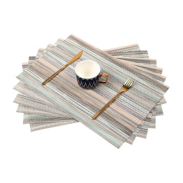 Cute Embroidered Super Unique Exquisite Heat Resistant Dining Table 100% Cotton Cheap Price Hot Style OEM Custom Made Placemats