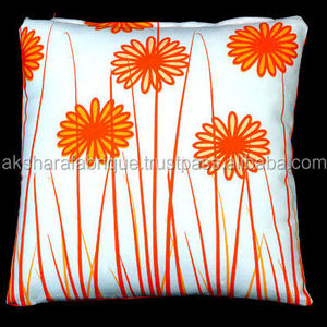 Printed Custom Made Logo Design ready-made Cushion pillow from Indian manufacturer Premium quality