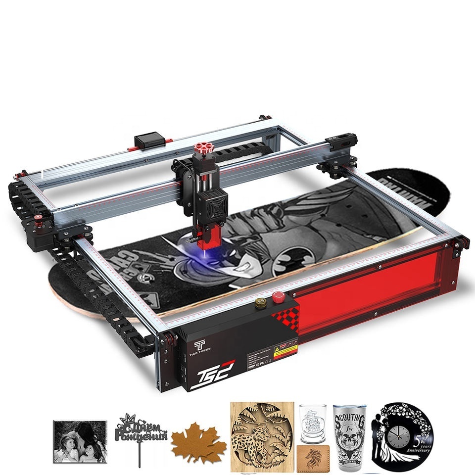 Desktop Diy Non Metal Marking Laser Cutter Factory 400*400 Mm Size Wood Laser Engraving Cutting Machine 10w Leather Machine