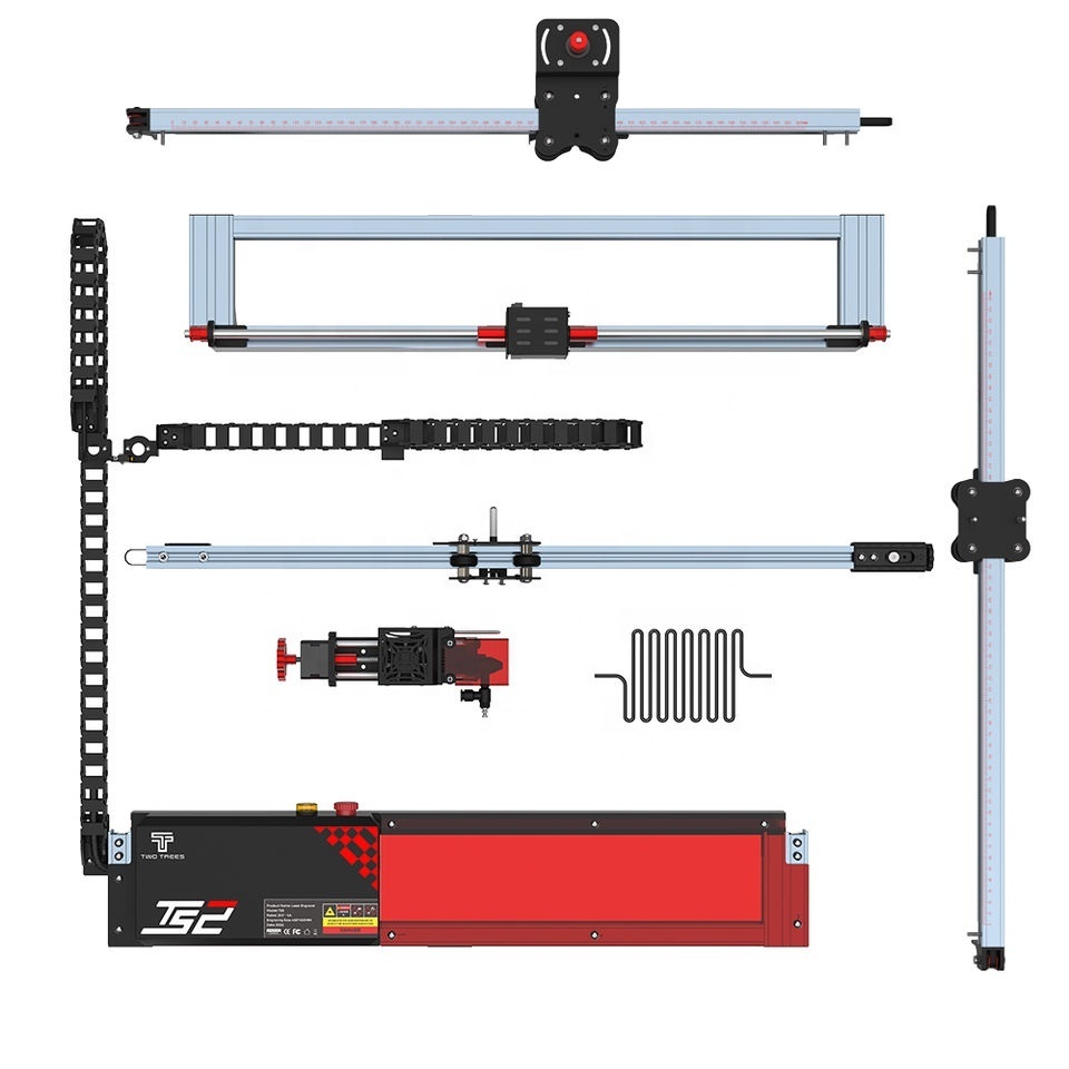 TWOTREES Portable cnc wood engrav printing lazer machine 40w.3D mini diy cross sectional acrylic laser cut cutting machines