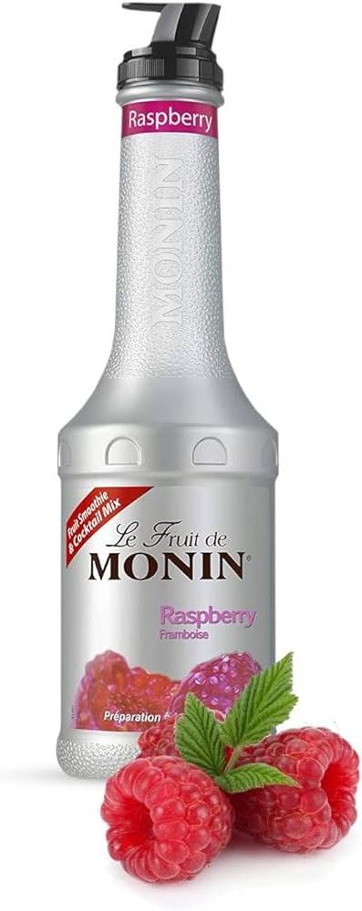 Top Malaysia Raspberry Smoothies Beverage Cocktails Flavor Concentrated 1L Volume Puree Monin Fruit Mix 1l sg