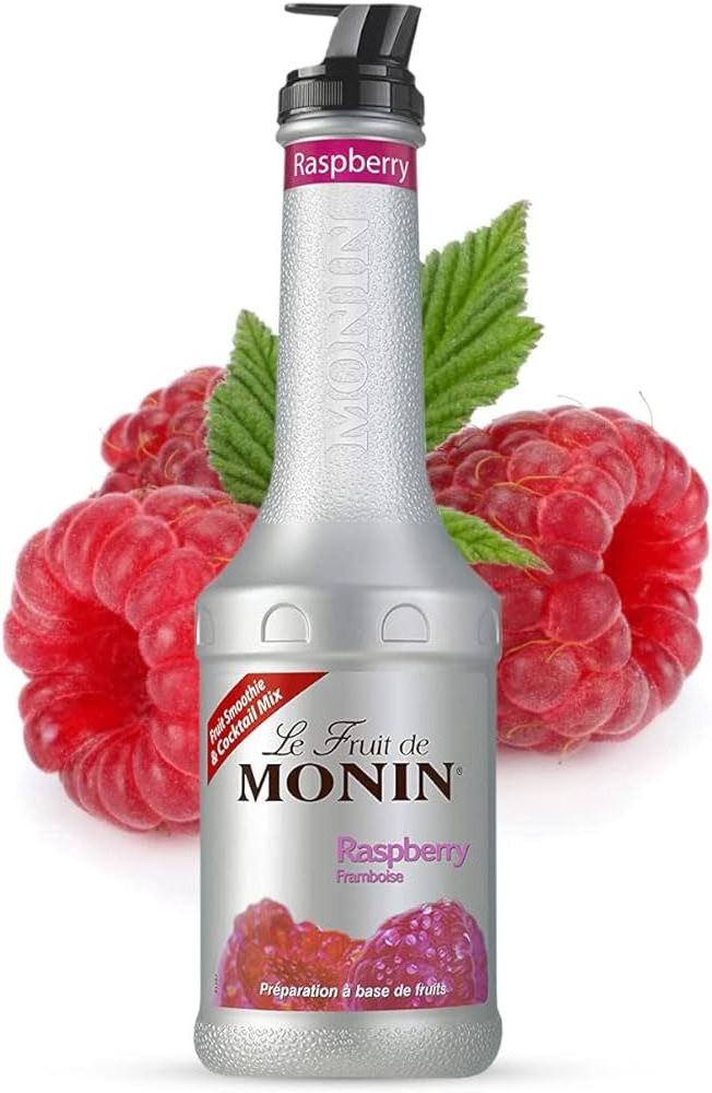 Top Malaysia Raspberry Smoothies Beverage Cocktails Flavor Concentrated 1L Volume Puree Monin Fruit Mix 1l sg