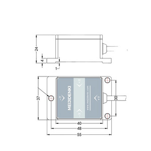 AkuSense Industry Using Inclinometer Tilt Angle Sensor With 0.02s High Speed Response Tilt Switch Sensor Vibration Sensor