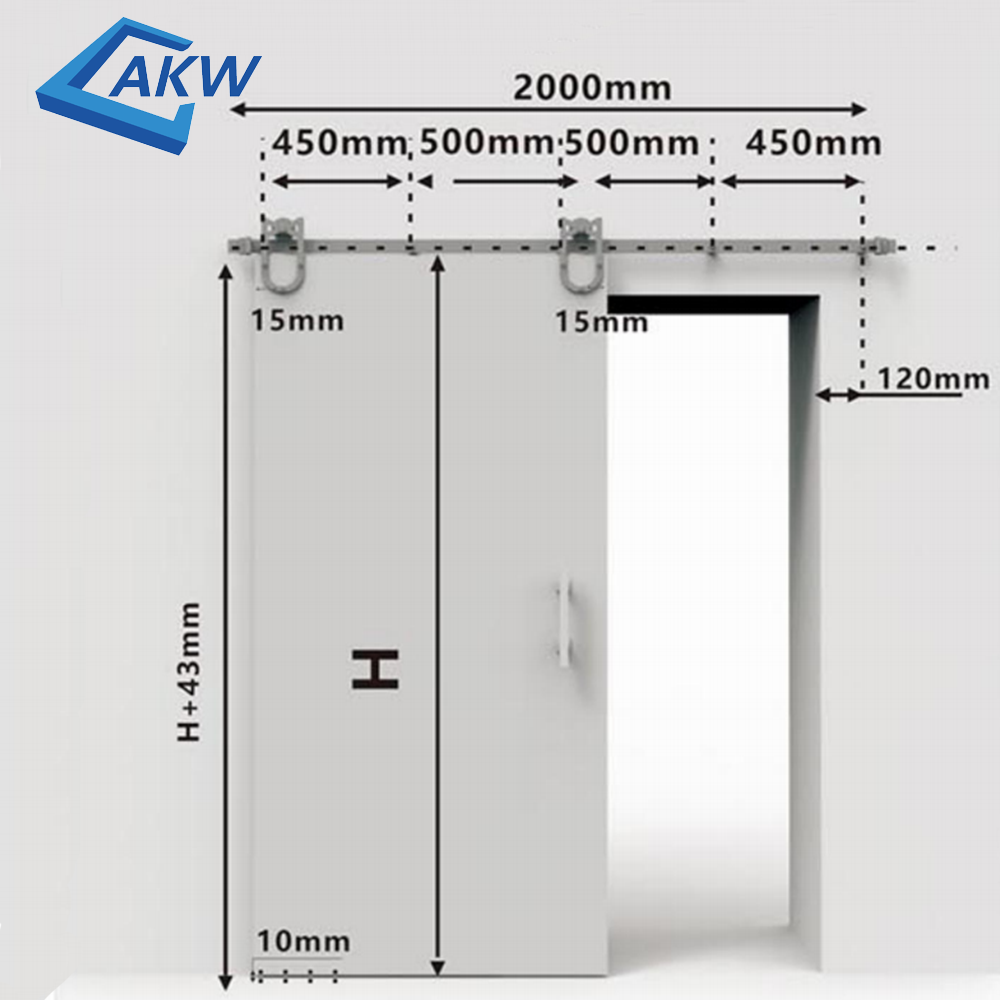 Little U barn door hardware sliding kit Top Mount Sliding Barn Door Hardware Kit color black barn door hardware kit