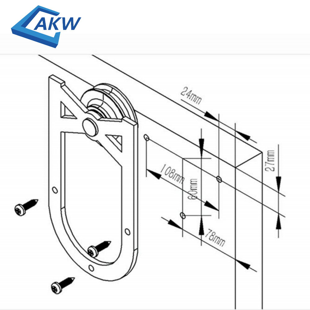 Little U barn door hardware sliding kit Top Mount Sliding Barn Door Hardware Kit color black barn door hardware kit