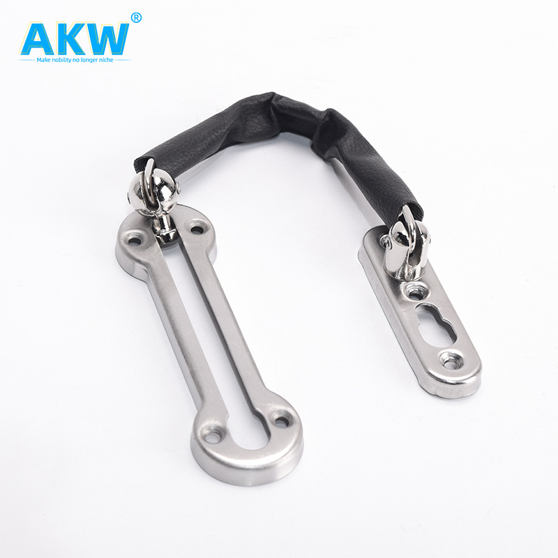 akw OEM Black Heavy Duty  Hardware  Adjustable Fence Gate Post Hinge And Two Way Door Latch