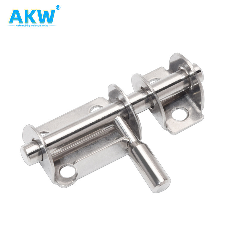 New Arrival competitive price  stainless steel Gate Lock Latch Lockable brass security door metal door flush bolt