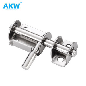 New Arrival competitive price  stainless steel Gate Lock Latch Lockable brass security door metal door flush bolt