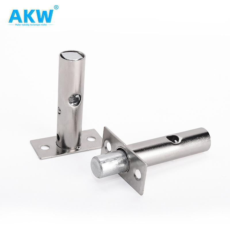 good price Manufacturer Automatic Door Tower Bolt Zinc Alloy Sliding Door Latch stainless steel Flush Slide Lock Bolt