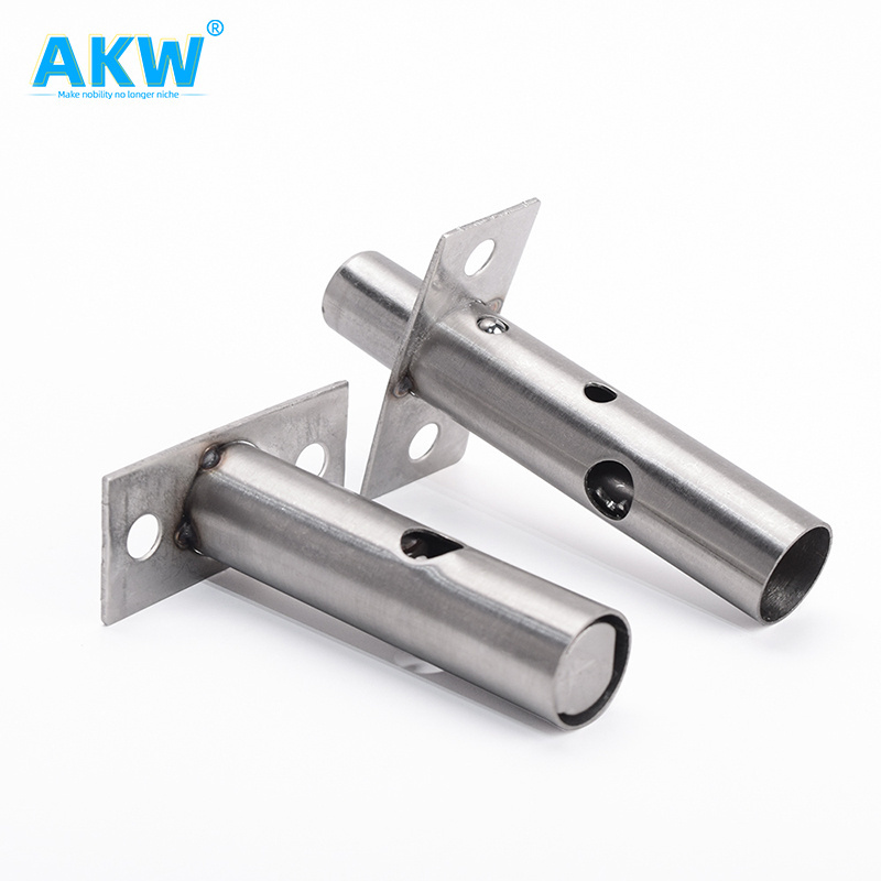 good price Manufacturer Automatic Door Tower Bolt Zinc Alloy Sliding Door Latch stainless steel Flush Slide Lock Bolt