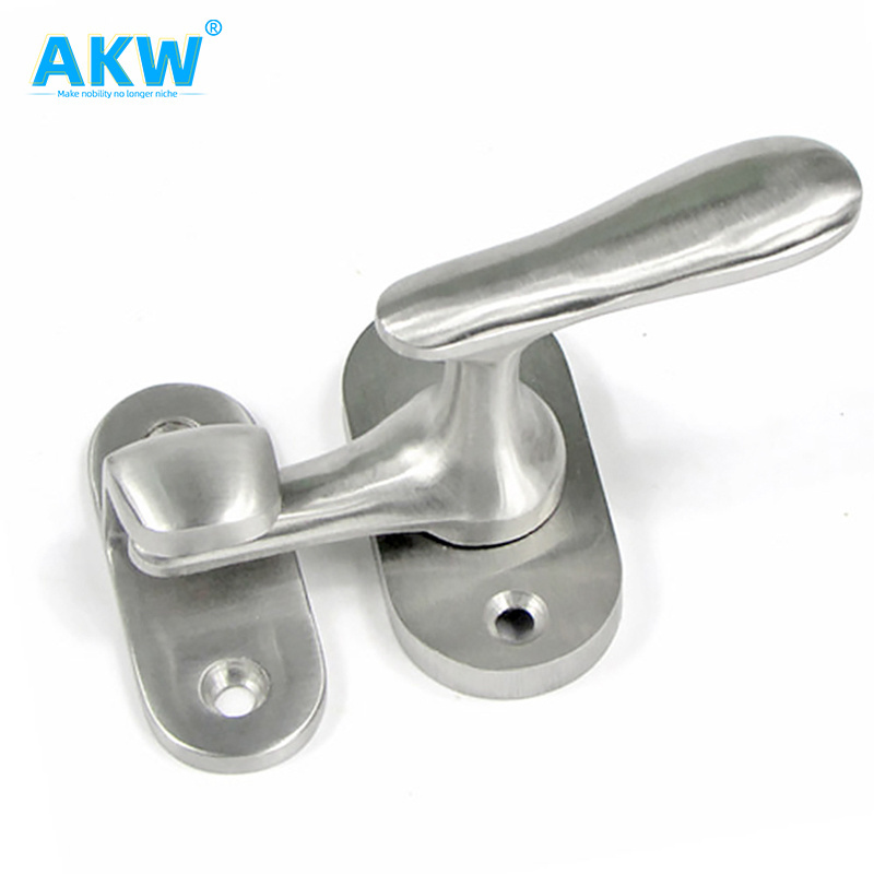 Good Quality Door Hardware Accessories Aluminum Silvery Door Tower Slide Lock Bolt Latch