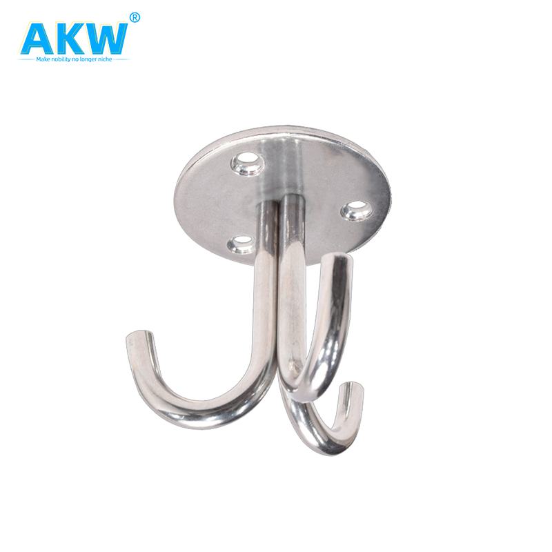 akw adhesive hat rack light luxury adhesive stick on bathroom wall mount hooks hanger for wall hanging coats