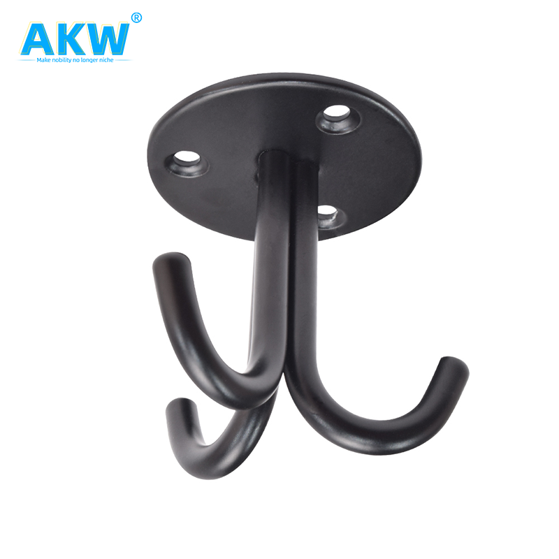 akw adhesive hat rack light luxury adhesive stick on bathroom wall mount hooks hanger for wall hanging coats