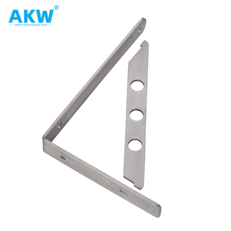 akw concealed hidden closet container shelving decorative gold open shelf hang rod support brackets construction