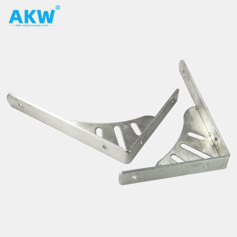 shelf brackets 3/4th inch gold  (12 inch-6 pack) with (1/4-thick) cast aluminum 1 foot  16 x 10  wall bracket