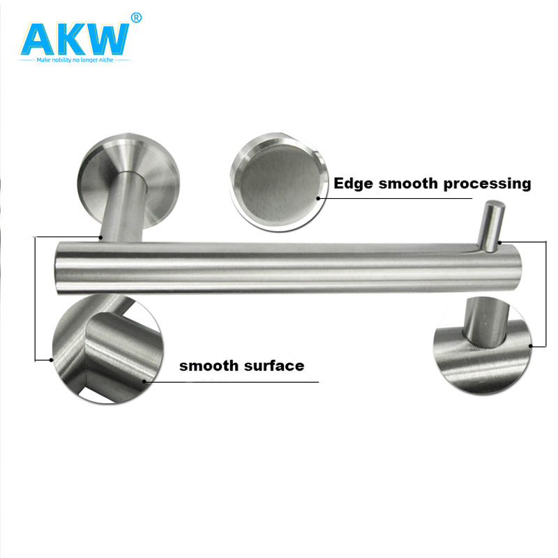 akw stainless steel funny home goods toilet tissue towel roll marble paper towel holder wall black storage