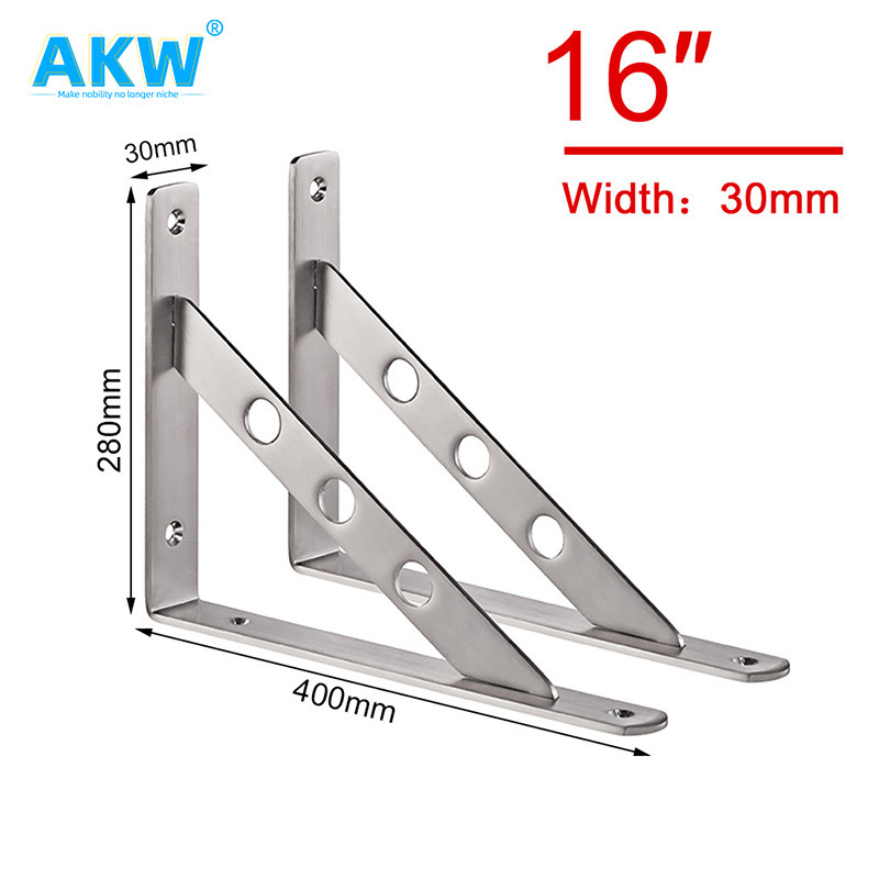 akw concealed hidden closet container shelving decorative gold open shelf hang rod support brackets construction