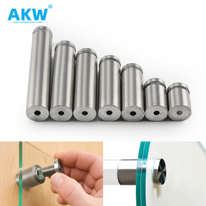 Stainless steel table top glass standoff screw spacer