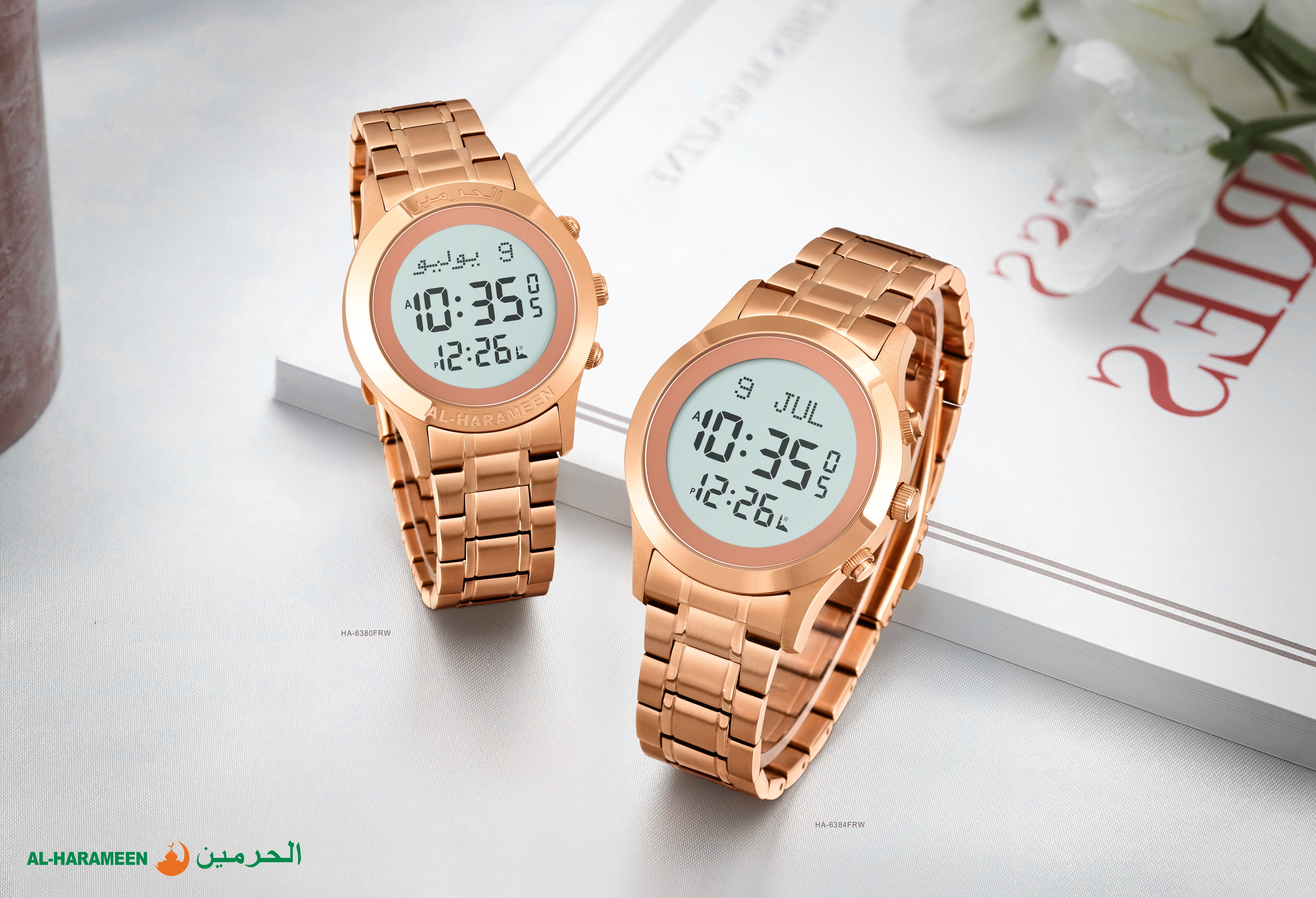 Wholesale AlFajr New Products Lovers Islamic Alharamain Watch Azan with 5 Times Alarm