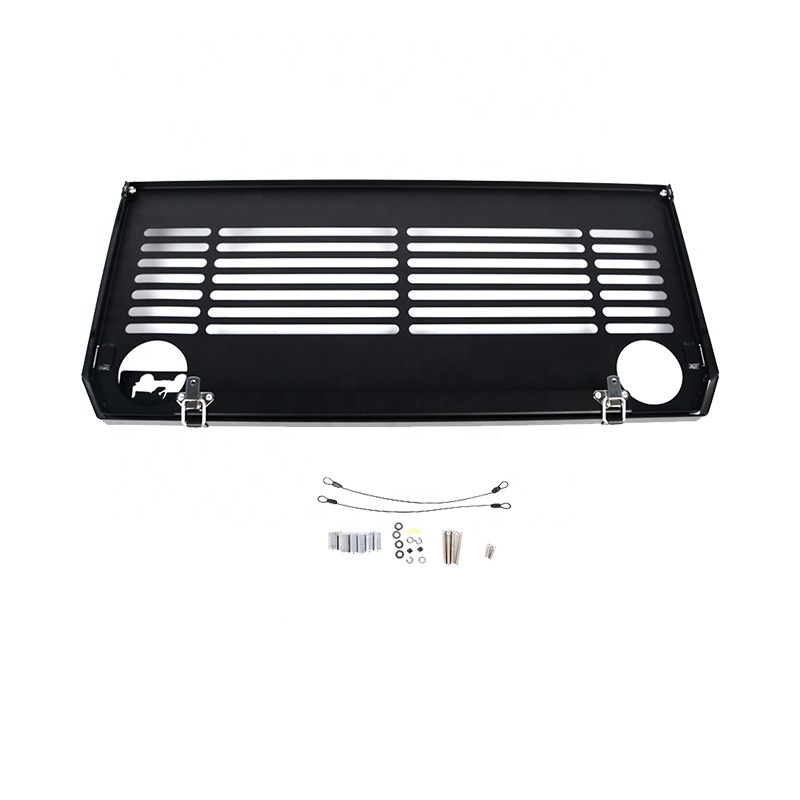 Factory Price Aluminum Car Tailgate Folding Table Rear Door Luggage Carrier Basket for Jeep Wrangler JL 2018-2023