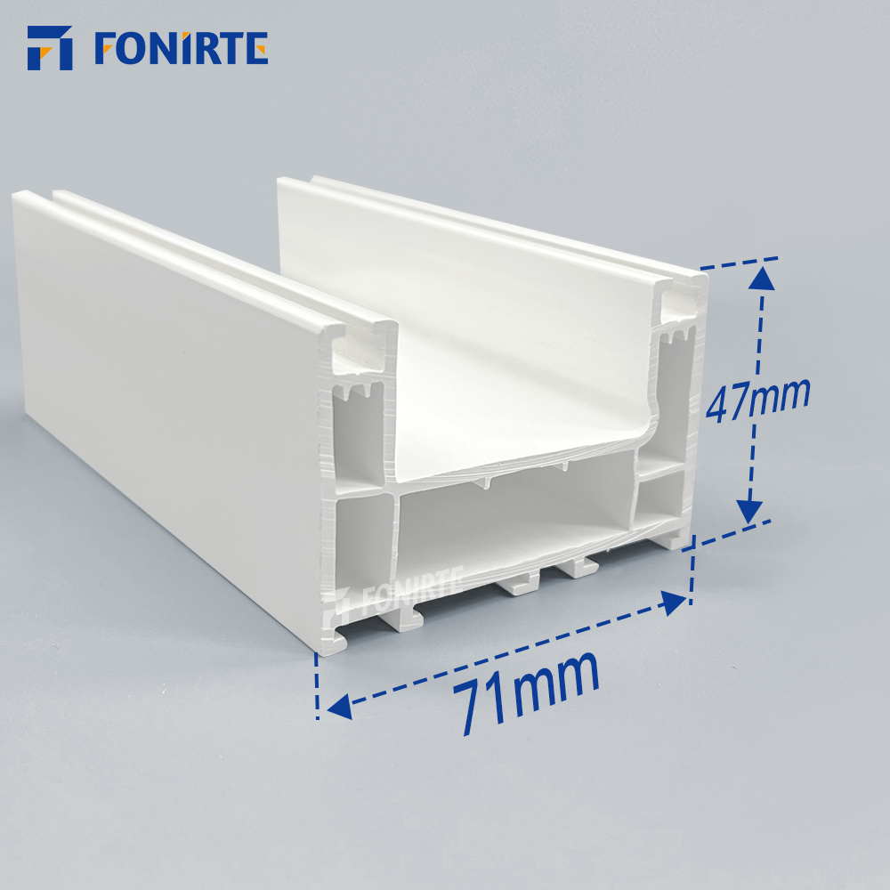 french windows pvc wood soffit ceiling panel vinyl siding profile pvc frame profile upvc machine for windows and doors