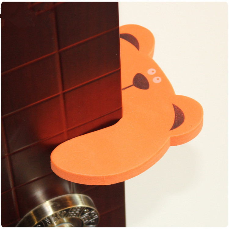 Baby safety products cute cartoon animal shape baby safety door stopper