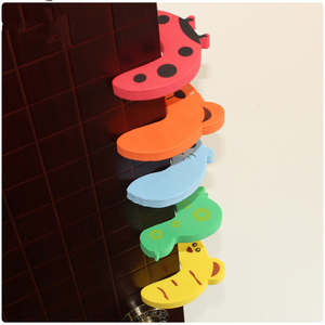 Baby safety products cute cartoon animal shape baby safety door stopper