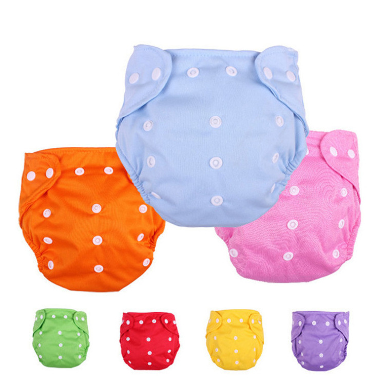 Wholesale Cheapest Pocket Cloth Nappy Newborn Solid Waterproof Washable Reusable Baby Cloth Diaper