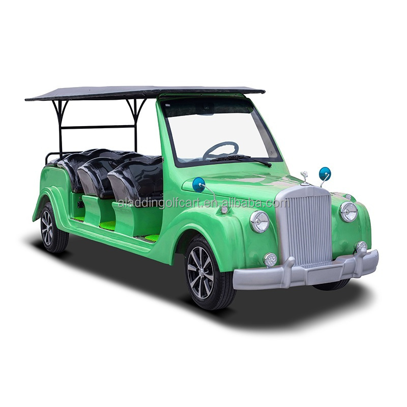 Battery Powered Motorized Golf Carts Mini Electric Vehicle Vintage Car