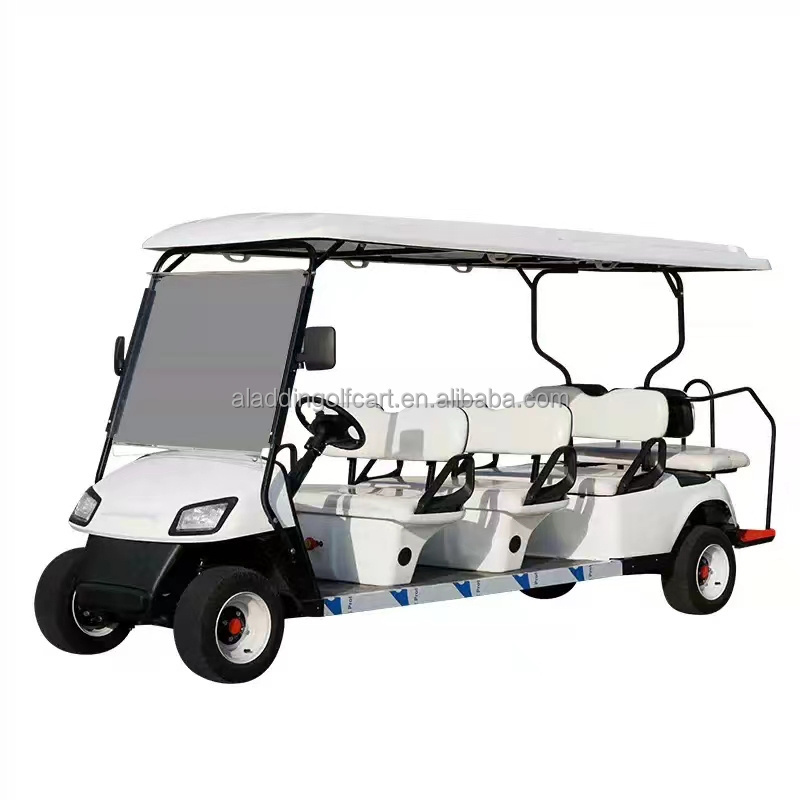 Hot Selling Street Legal Golf Cart Electrical Power Steering New Energy Vehicle Lithium Golf Cart 2+2 Seater Electric Golf Cart