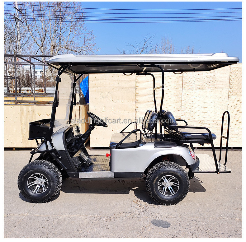 Extreme Lifted Motorcycles Vehicle Golf Battery 48 Volt Lithium Powered Personal Street Legal Electric Golf Cart