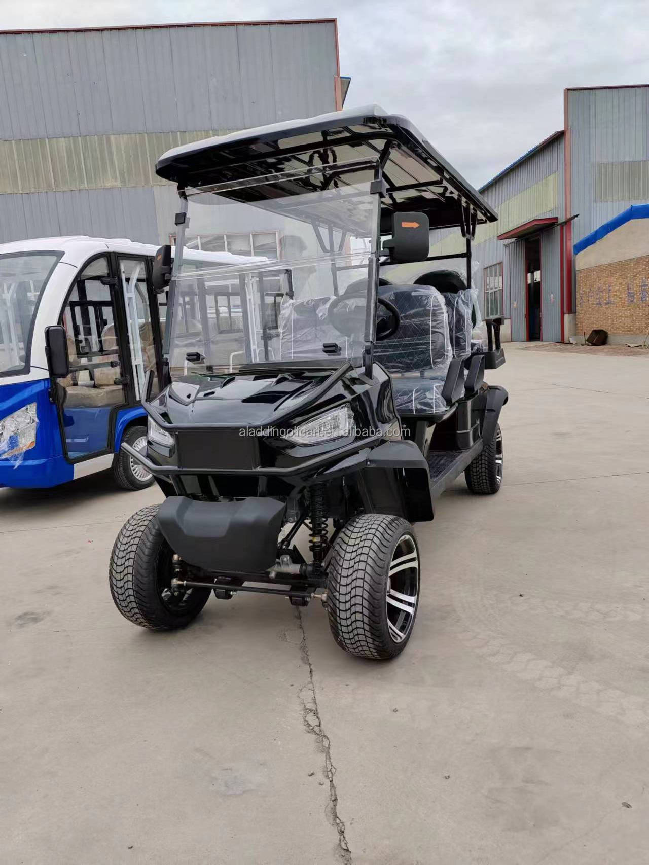 Chinese Supplier 4 Wheel Drive Lifted 6 Seater Cheap Electric Golf Cart For Sale