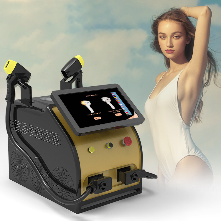 2023 Newest permanent triple wavelength 755 808 1064nm hair removal machine diode laser epilator machine for sale