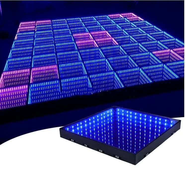 Dance Tiles Panels Portable Glass Disco Night Club Uplights DMX RGB ...