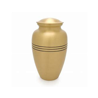 Hot Sale Brass Cremation Urns Round Shaped Golden Pet Black Paws Memorial Urn Customized Size Urns For Funeral Supplies