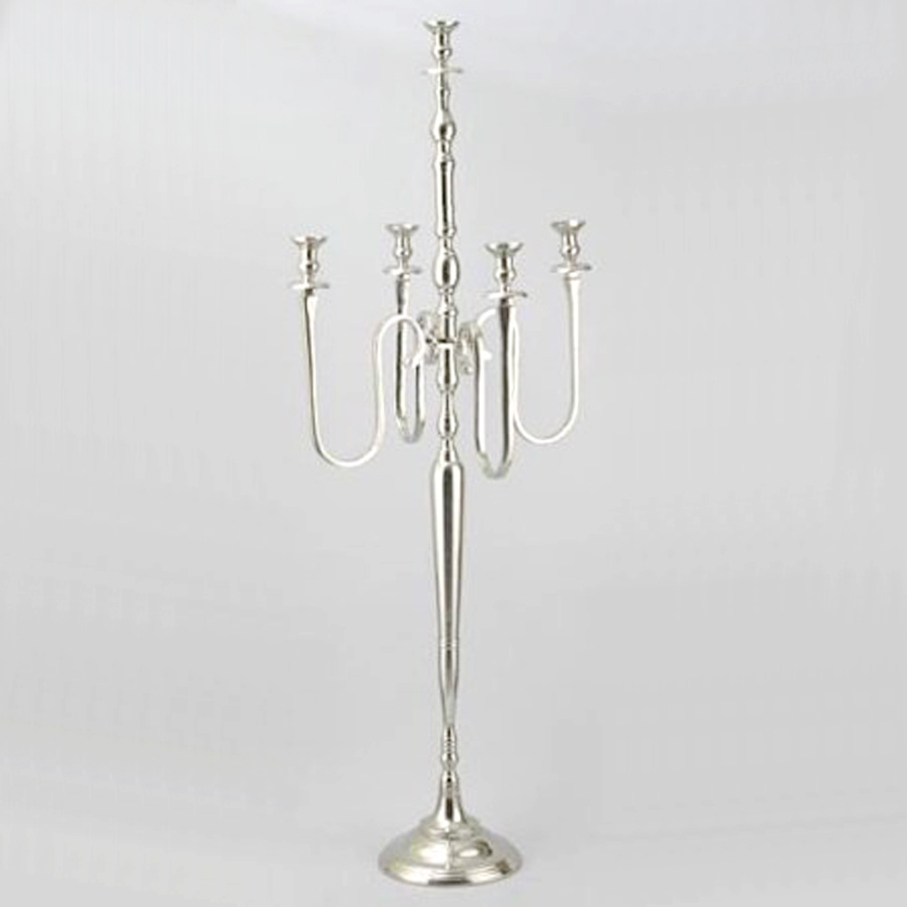 Long modern cheap glass tube candle holders wedding table centerpieces candelabra