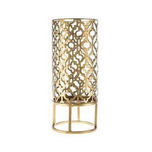 Luxurious Candle Stand Golden Finished Metal Holder Handmade Designer Metal Votive Candle Holder Parties Decorative Votive