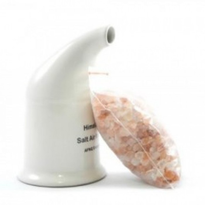 Refillable Ceramic Himalayan salt Inhaler salt pipe inhaler  Popular Ceramic Filter Himalayan natural salt inhaler