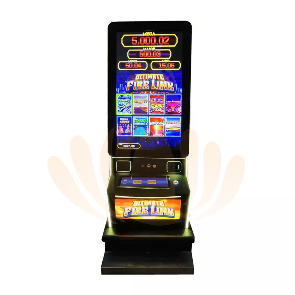 Arcade 43 inch Curved Table Machine Multigame Skill Machine Coin Pusher Touch Screen Firelink Metal Gaming Cabinet